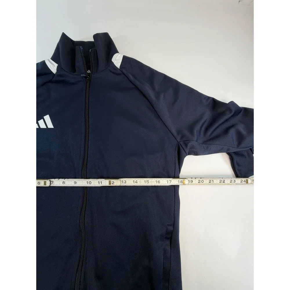 Adidas Mens Sereno Track Jacket Legend Ink White Aeroready IR9748 Size M